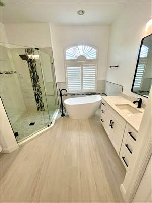 Bathroom remodel project in Tampa Bay, FL